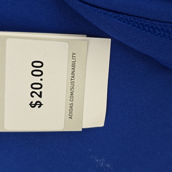 ADIDAS BRAND SIGNATURE BOYS BLUE SHORT SLEEVE BASEBALL TEE SIZE MEDIUM - Picture 12 of 16